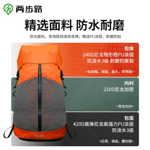 【爆款】两步路云界22L徒步登山专业多功能背包（建议同时购买可拆卸收纳包+灵动小包） 商品图2