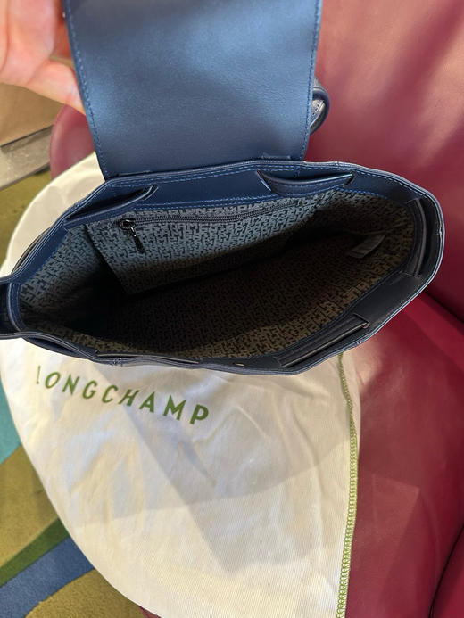 国现Longchamp龙骧大号双肩包22x28cm羊皮1690元 商品图3