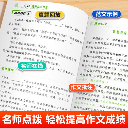 小升初高分作文大全【278页超厚版本】 商品图3
