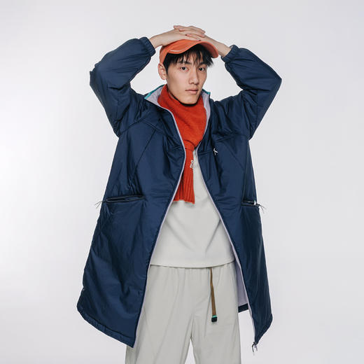 【品牌特惠】ACMEITEM爱棵米 双面穿长款棉服GAG3070535G 商品图1