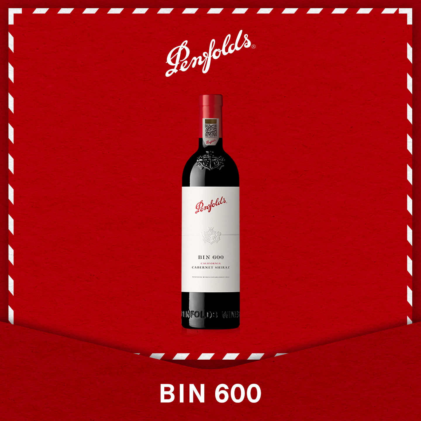 奔富BIN600赤霞珠设拉子红葡萄酒Penfolds Bin 600 California Cabernet Shiraz 750ml