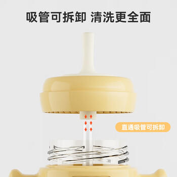 可可萌（COCOME）2岁+成长型硬硅胶耐咬ppsu直吸吸管组 适配部分贝亲奶瓶 商品图5