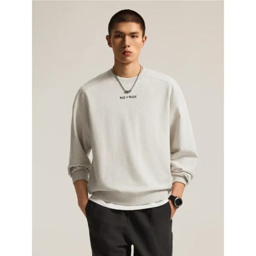 李宁男子2025套头运动卫衣AWDV049-2 商品图0