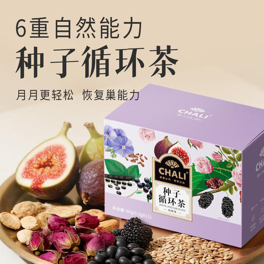 【新品上市】CHALI茶里种子循环茶盒装66g（5.5g*12包） 商品图0