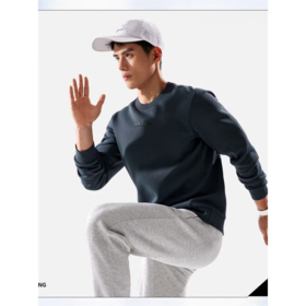 李宁男子2025套头运动卫衣AWDV119-1