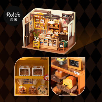 若来（Rolife）diy小屋贝卡的面包店成人积木玩具模型儿童生日礼物女孩 商品图3