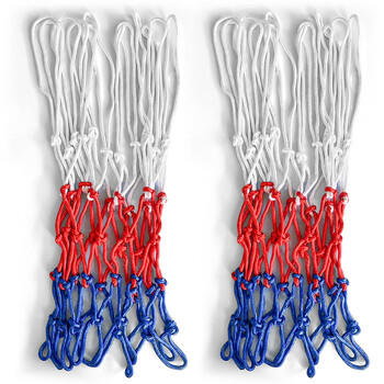 华诗孟篮球网室内外加粗比赛球网标准篮球框12孔两个装儿童节礼物 商品图3