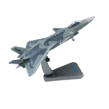 斐云歼20飞机模型仿真合金歼二十战斗机航模J20展览摆件退伍纪念收藏 商品图3