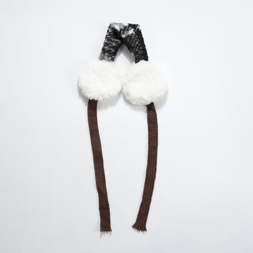 格纹系带毛球款耳捂纪念日百货门店同款166893523 商品图4