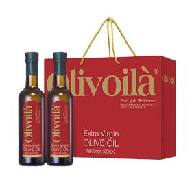 欧丽薇 兰特级初榨橄榄油 500mLx2/盒