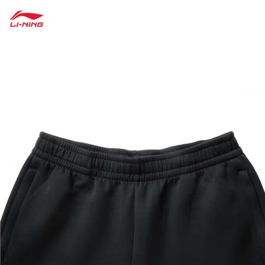李宁男子2025春季束脚宽松健身运动裤卫裤AKLV141-1 商品图4