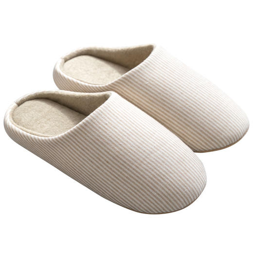 麂皮绒居家包头软底静音棉拖鞋女家用大码情侣木地板轻便秋冬棉拖 商品图4