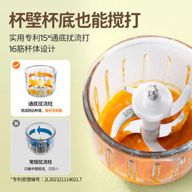 浦利顿（PLODON）婴儿宝宝辅食机多功能打泥神器电搅拌料理机辅食工具