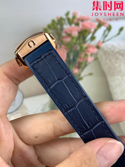 欧米茄 VS第五代星座系列 曼哈顿星座 玫金蓝 男士腕表 丹东8900一体机 商品图6