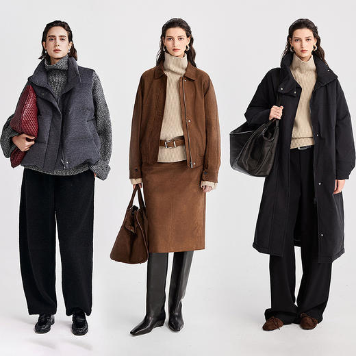 棉仓367605016-高领花纱针织毛衣 商品图4