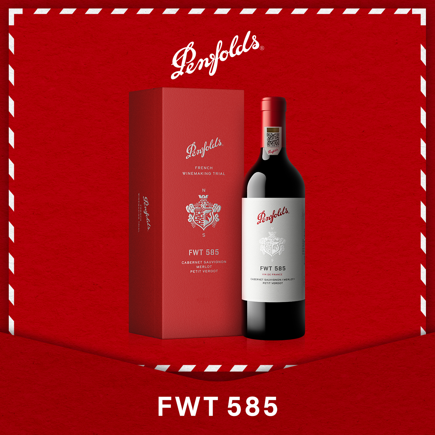 奔富FWT585红酒礼盒装法国正品进口葡萄酒