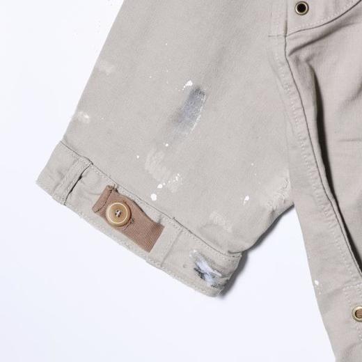 SDSA秋冬新款痞帅男装潮牌做旧重工涂鸦磨破抽绳链条撞色连帽卫衣 商品图3