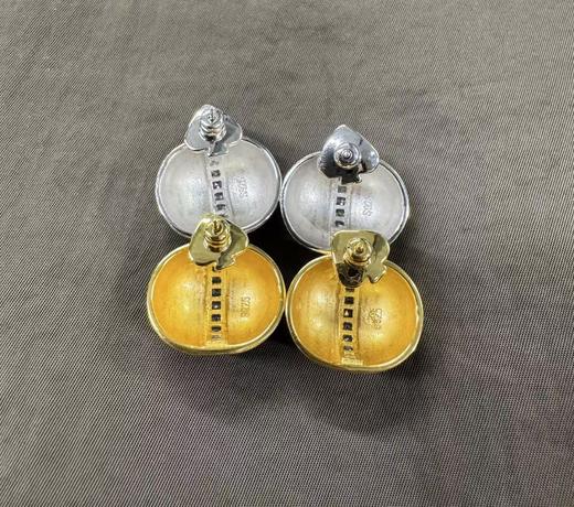 iKiCo拉丝银豆耳环 商品图6