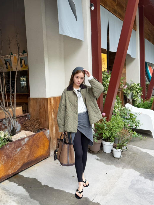 2510404   max 菱格棉服 日本塔夫绸 商品图2