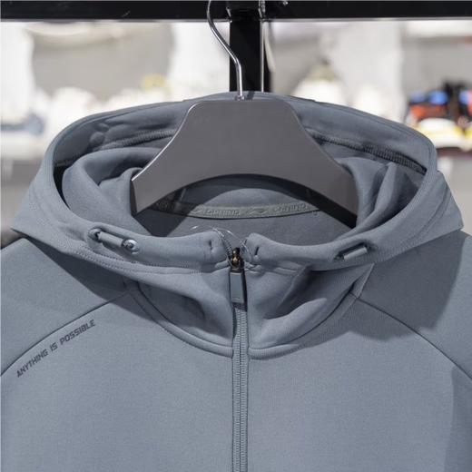 李宁男子2025春秋休闲连帽运动夹克外套AWDV125-9 商品图2