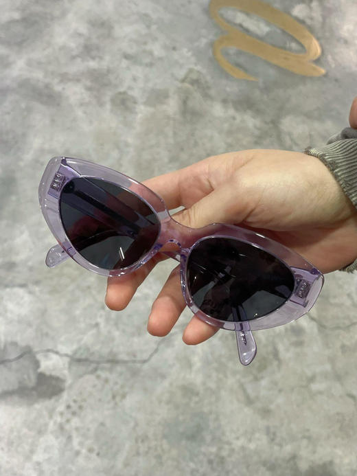 Celine 猫眼 紫色 墨镜 商品图1