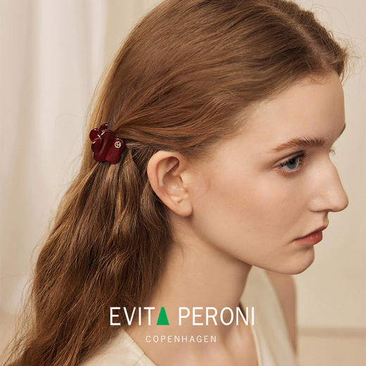 品牌直发 EVITA PERONI 花朵迷你抓夹 薄荷青/宝石红 商品图3