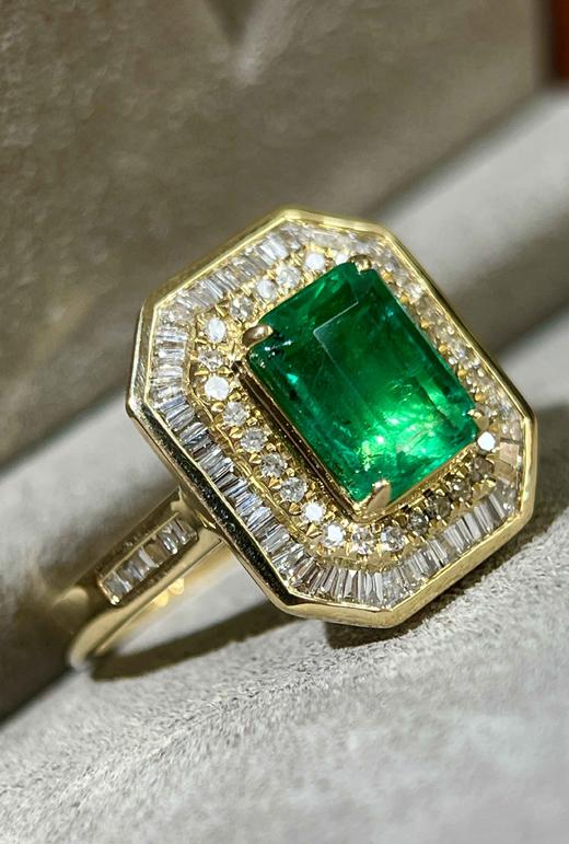 2ct刻面祖母绿戒指 商品图2