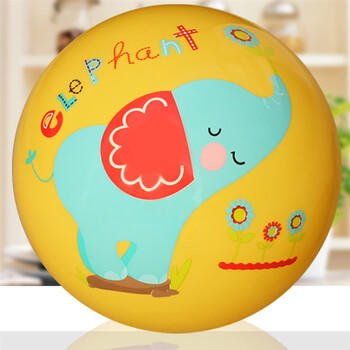 费雪（Fisher-Price）儿童玩具球 宝宝小皮球拍拍球22cm(黄色 赠打气筒)生日礼物礼品 商品图4