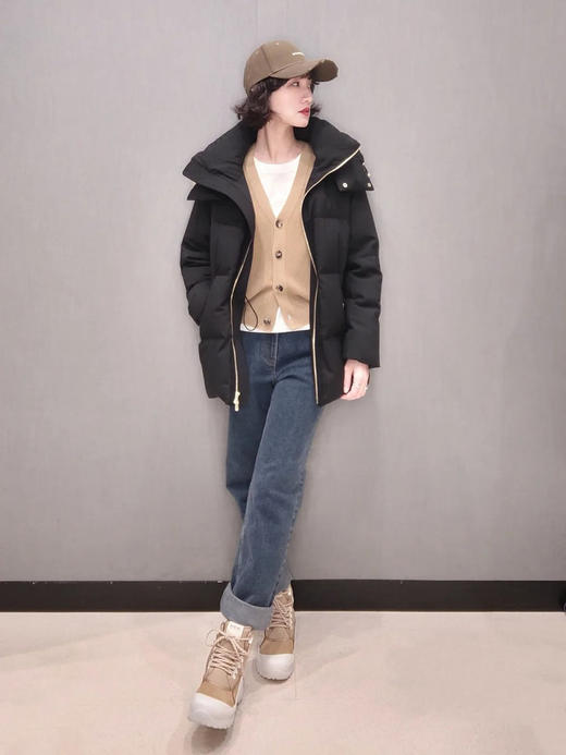 【高品质私服】【IC精纺羊毛白鹅绒羽绒服】手感柔软干爽，富有骨感悬垂性佳，内填高质90鹅绒，相拥温暖N0817-CC【无标出货 介意慎拍】 商品图2