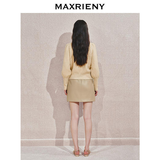 【宫廷巴洛克-商场同款】MAXRIENY复古宫廷针织外套女24冬新款(货号:MC85JA586) 商品图3