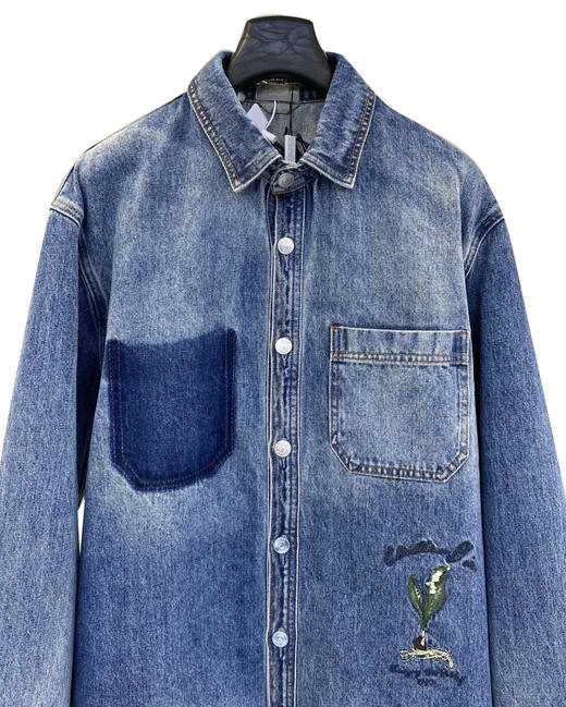 男款刺绣牛仔衬衫外套010 商品图2