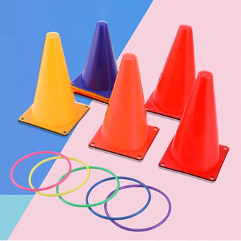 爸爸妈妈套圈玩具套圈环感统训练玩具游戏道具儿童户外玩具体能运动器材 商品图2