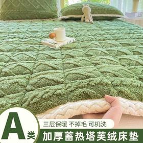 【A类加厚塔芙绒】床垫不掉毛宿舍床褥冬季垫子单人薄垫软垫防滑防静