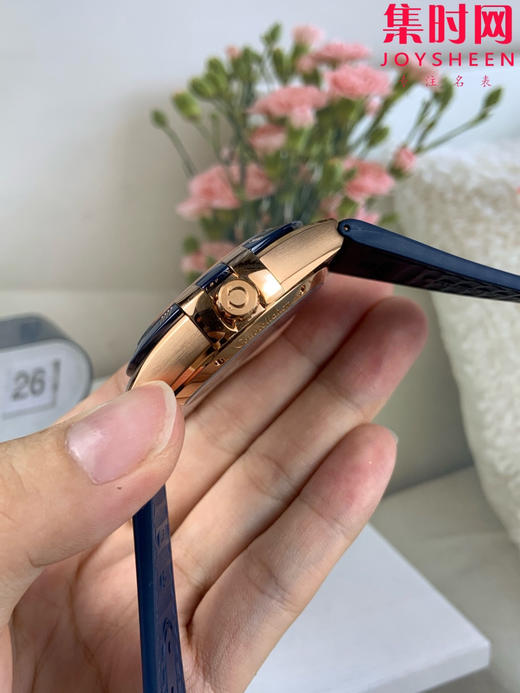 欧米茄 VS第五代星座系列 曼哈顿星座 玫金蓝 男士腕表 丹东8900一体机 商品图4