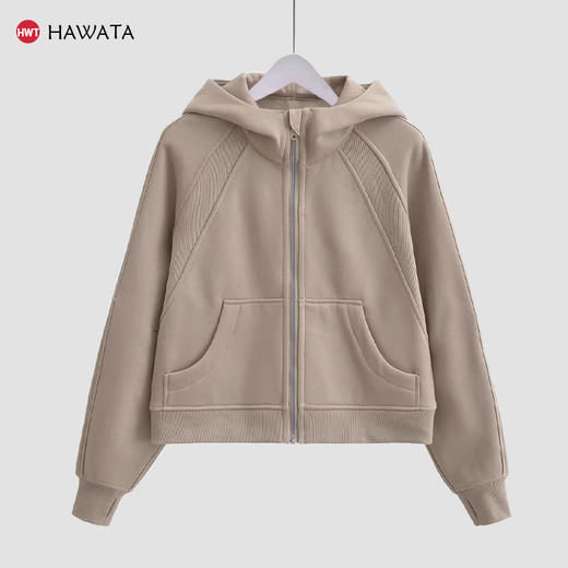 哈瓦塔（短款）加绒带帽保暖外套 H340121 商品图8