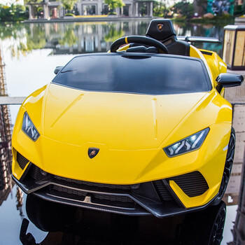 酷太阳酷太阳兰博黄色儿童遥控车可坐人婴儿电动车儿童汽车可驾驶四驱 商品图0