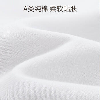 bledilait吸汗巾A类纯棉纱布汗巾 婴儿垫背巾 4层纱布儿童卡通隔汗垫5条 大 商品图2