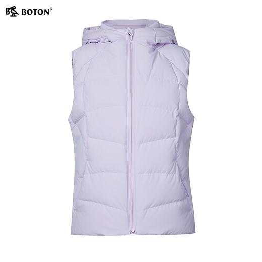 (石墨烯)波顿女士秋冬修身不臃肿白鸭绒立领羽绒马甲LC758324 商品图5