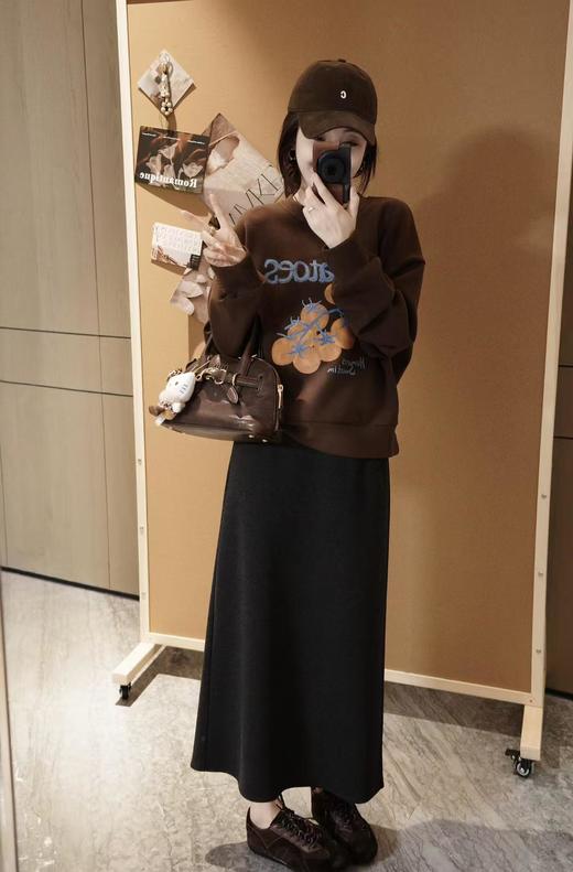 好柿发生莱赛尔羊毛复古百搭卫衣 商品图12