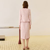 IWY/温缄之言粉紫色小香风粗花呢两件套短款半裙通勤套装25CS840 商品缩略图9