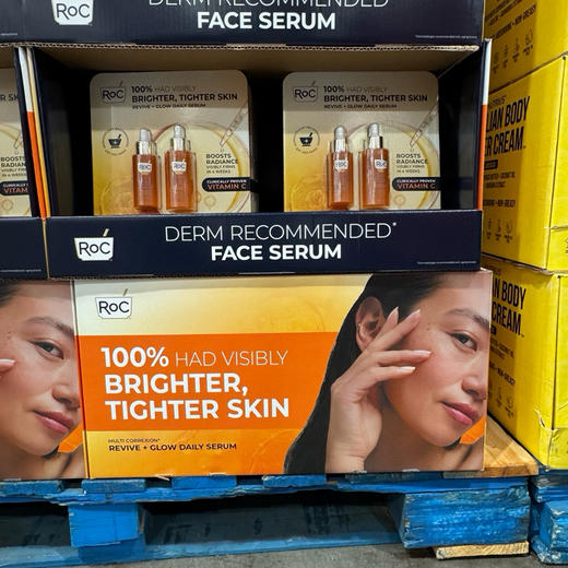 美白祛斑必备，打折📣美国直邮✈️特价350元/2瓶装🉐包税包邮到手了🔥Roc焕活亮彩精华50ml🔥高浓抗氧化VC精华耀白小橙瓶面部美白淡斑精华液 商品图3