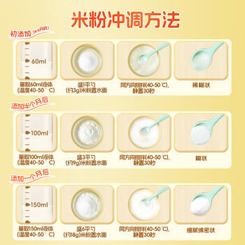 爷爷的农场有机婴幼儿米粉6-12个月225g胡萝卜苹果味易冲泡米糊维D+钙7月+ 商品图0