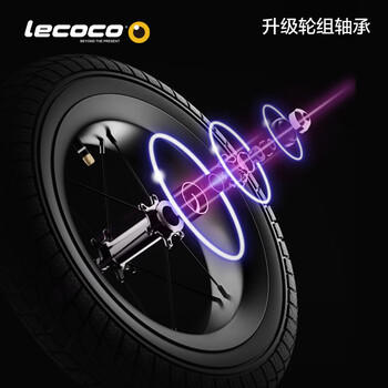乐卡（Lecoco）儿童平衡车1-3-6岁滑步车镁合金单车溜溜车 CUNX1 商品图3