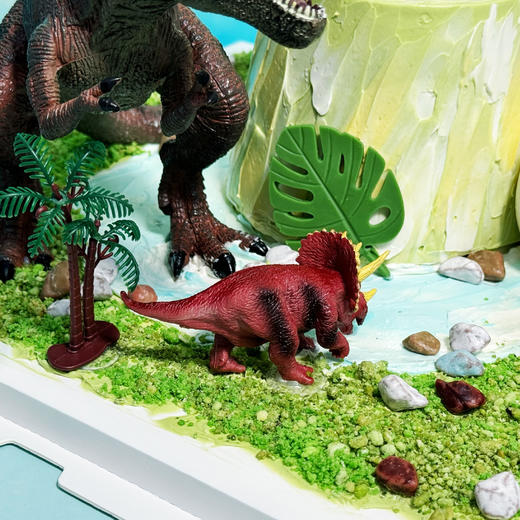 儿童微景观【侏罗纪公园】1.5磅 香草奶油芒果夹心口味 商品图3