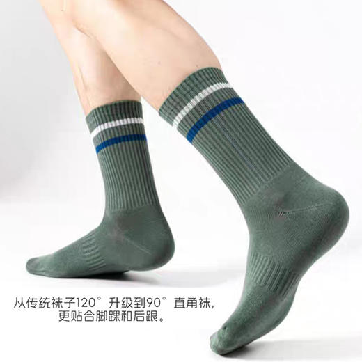 【超值5双装】美尘May C 百棉直角高橡筋袜 男袜/女袜 柔软透气 潮流百搭 商品图11