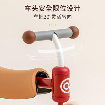 kidpop宝宝学步车儿童平衡车1-3岁儿童滑行车防O型腿防侧翻周岁礼物白色 商品图6