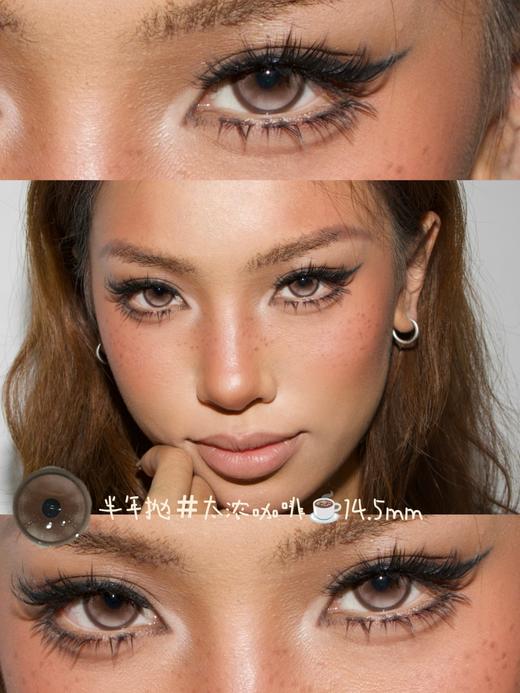 hancon 失眠彻夜 黑灰/太浓咖啡 棕 14..5mm/大着色14.2mm 半年抛 商品图4