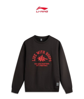 李宁男子2025套头运动卫衣AWDV195-4