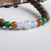 xy0646，沉香+多彩翡翠单圈手串 商品缩略图9