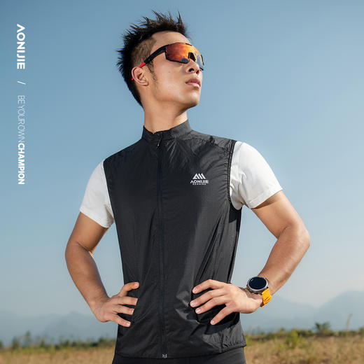 奥尼捷运动马甲户外轻量休闲防风防泼水透气舒适保暖运动马甲F5254 商品图2